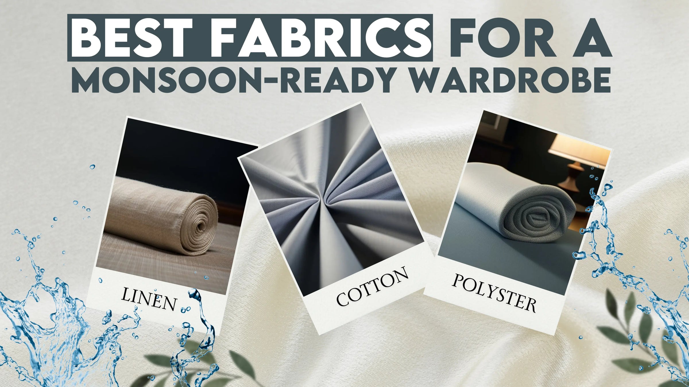 6 Best Monsoon-Ready Fabrics to Beat the Rain with a Stylish Wardrobe