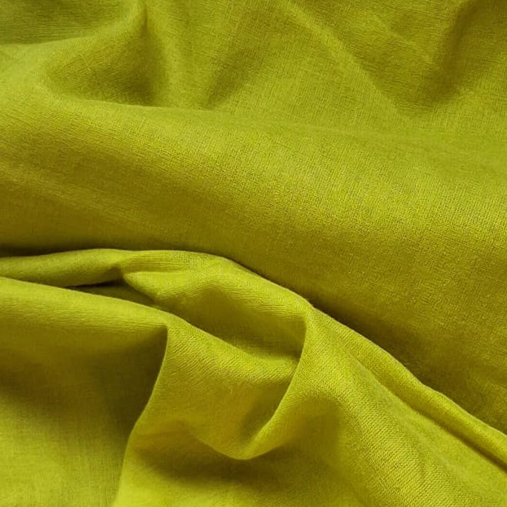 Pineapple Shade Mul-Mul Plain Cotton Fabric