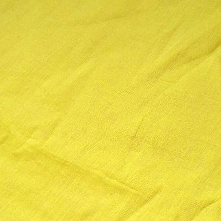 Dark Yellow Mul-Mul Plain Cotton Fabric
