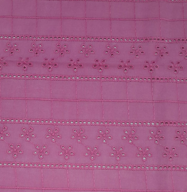 Embroidered Cotton Hakoba Fabric - 05