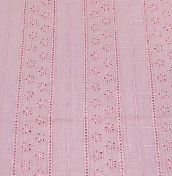 Embroidered Cotton Hakoba Fabric - 05