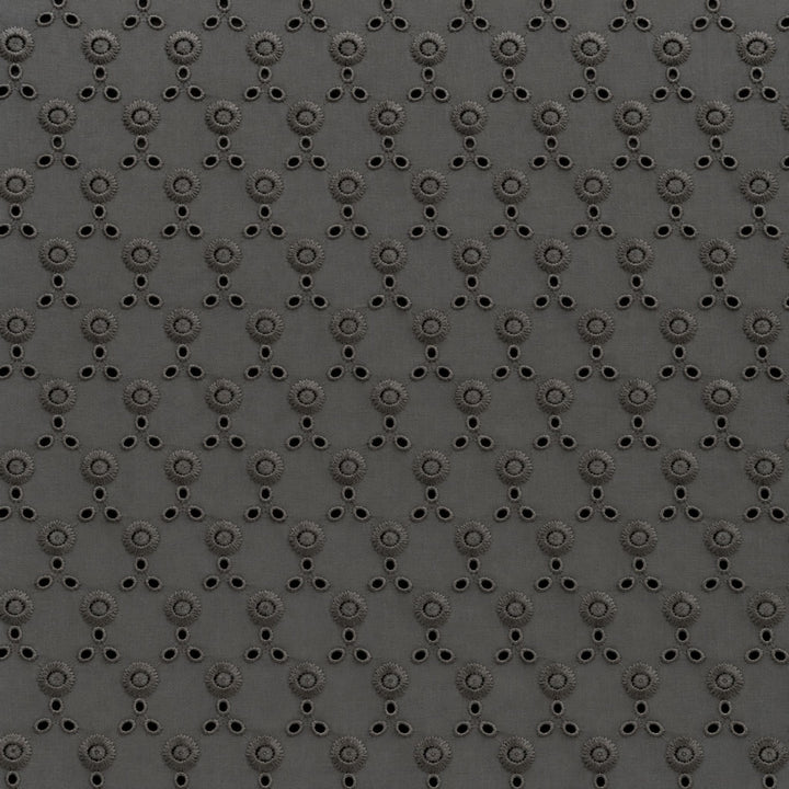 Black Hakoba Fabric | Embroidered Cotton for Kurtis, Dresses & Blouses
