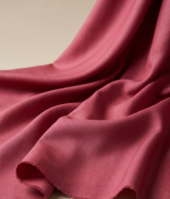 Dusty Rose Color Plain Mashru Silk Fabric