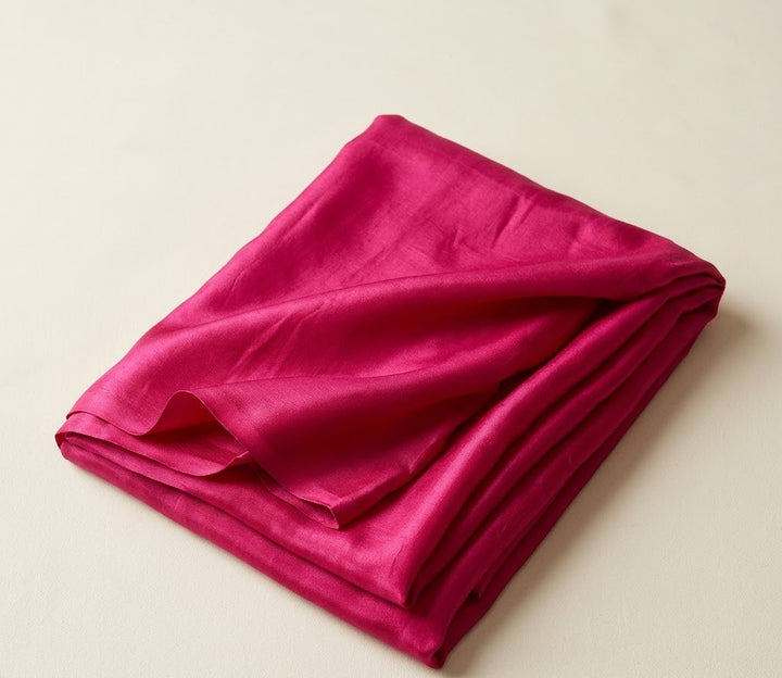 Rani Color Plain Mashru Silk Fabric
