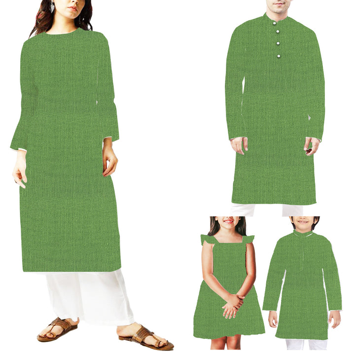 Light Green Mul-Mul Plain Cotton Fabric