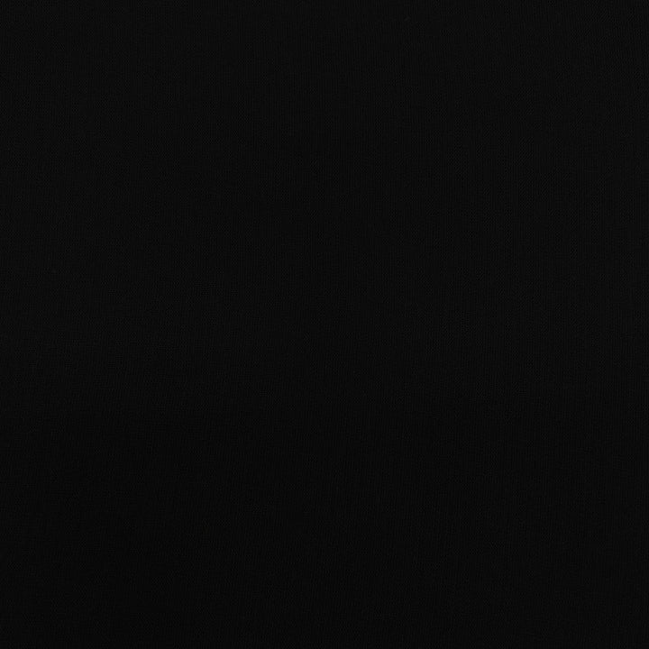 Soft black Mul-Mul plain cotton fabric close up