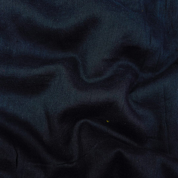 Soft and breathable navy blue Mul-Mul plain cotton fabric, ideal for creating comfortable and stylish garments.