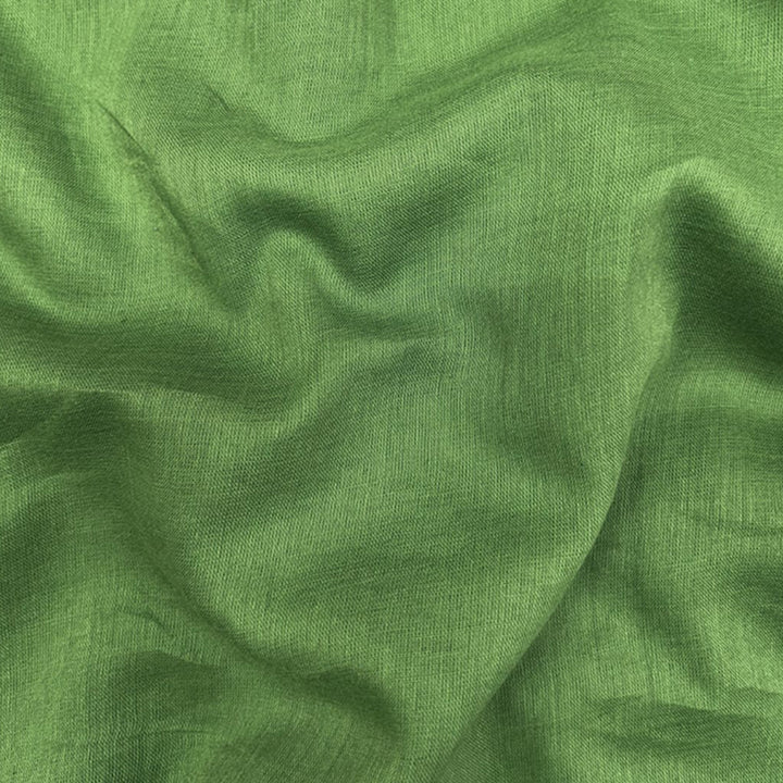 Light Green Mul-Mul Plain Cotton Fabric