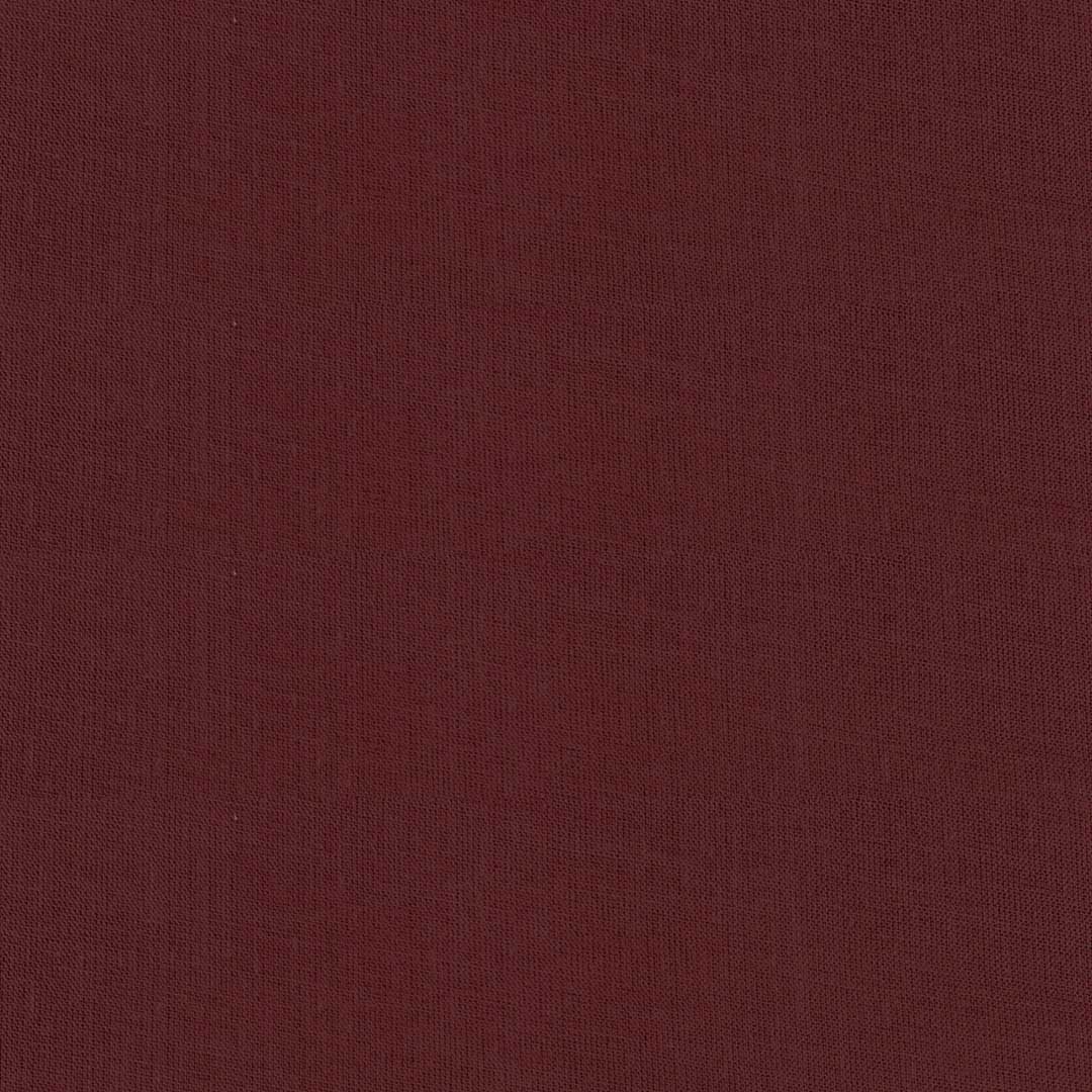 Plush royal maroon mul mul plain cotton fabric, offering unmatched softness and a rich hue for elegant and comfortable garments.