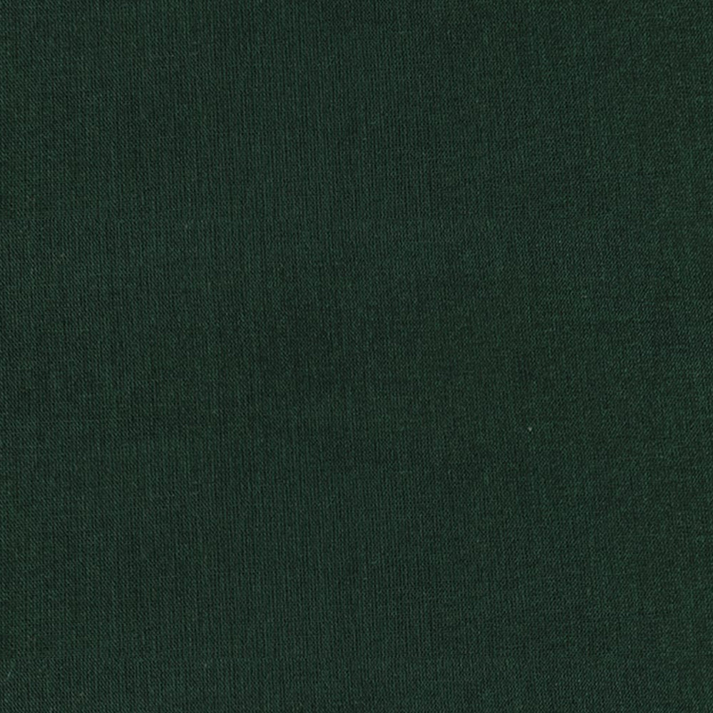 Premium bottle green Mul Mul plain cotton fabric with a soft texture