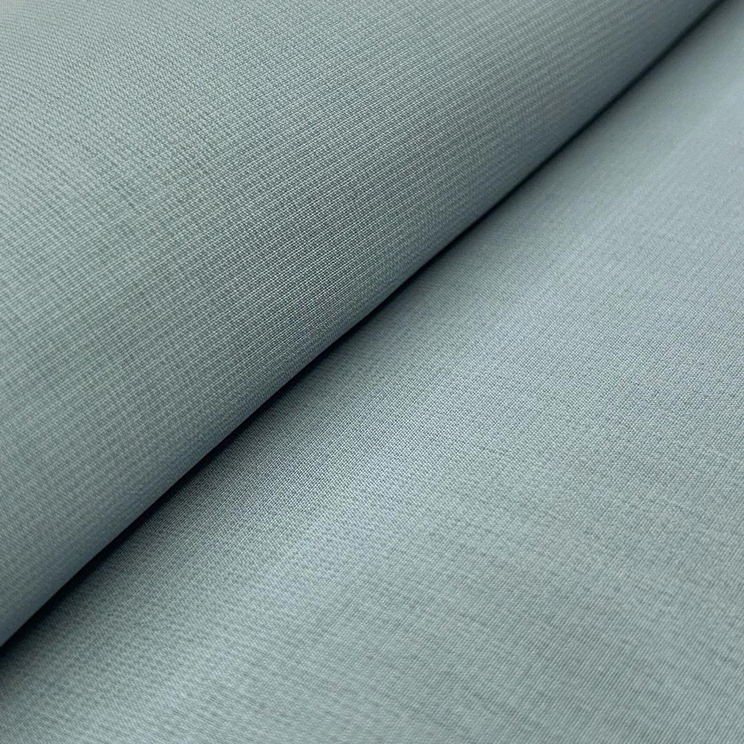 Grey Plain Heavy Fox Georgette Fabric