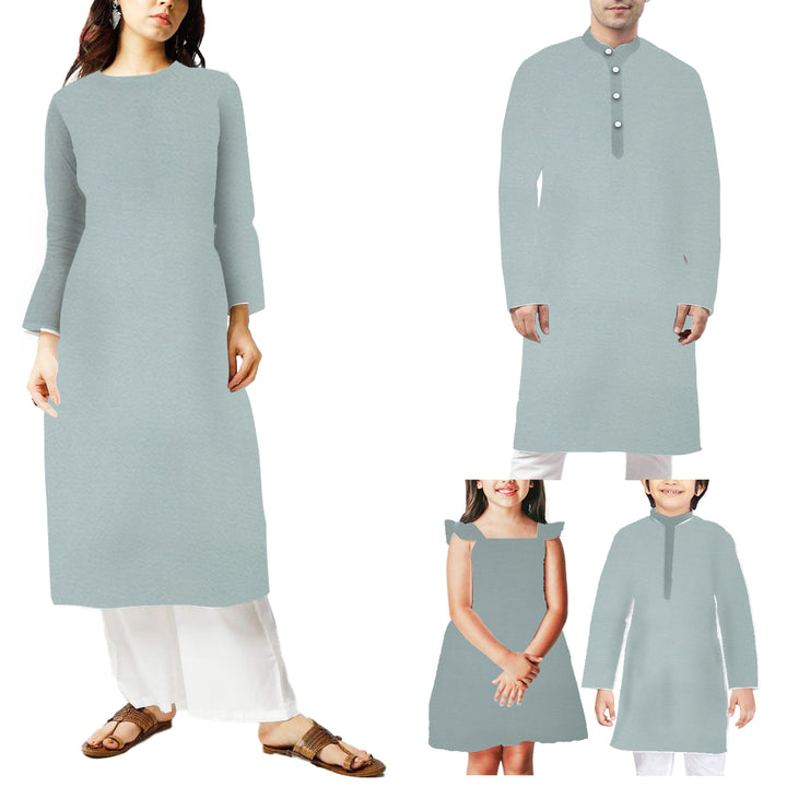 Grey Plain Heavy Fox Georgette Fabric