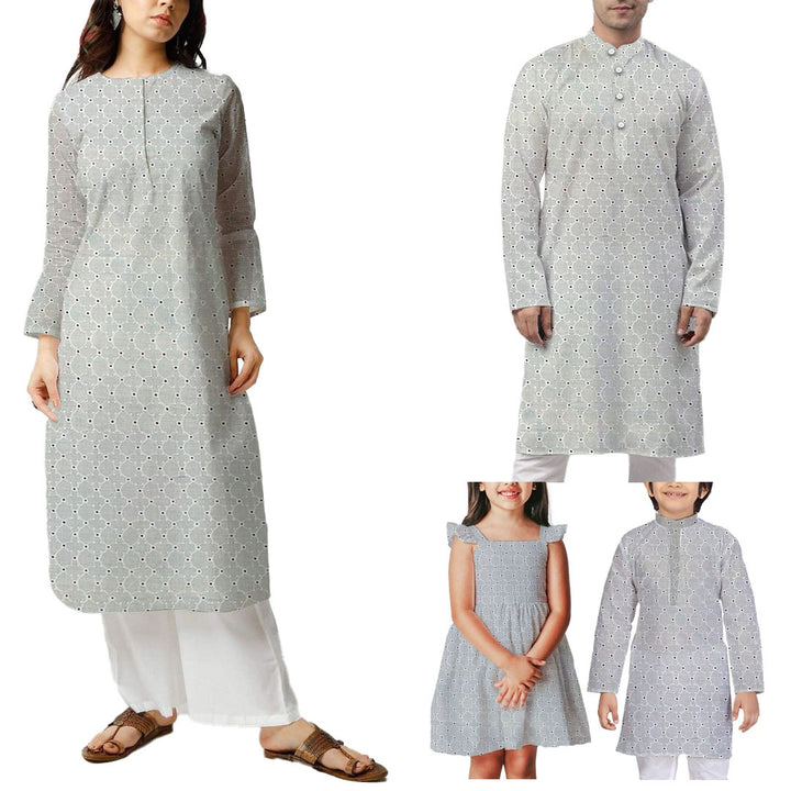 White Shade Embroidered Cotton Heavy Hakoba Fabric