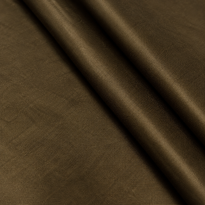 Mehandi Color Plain Mashru Silk Fabric