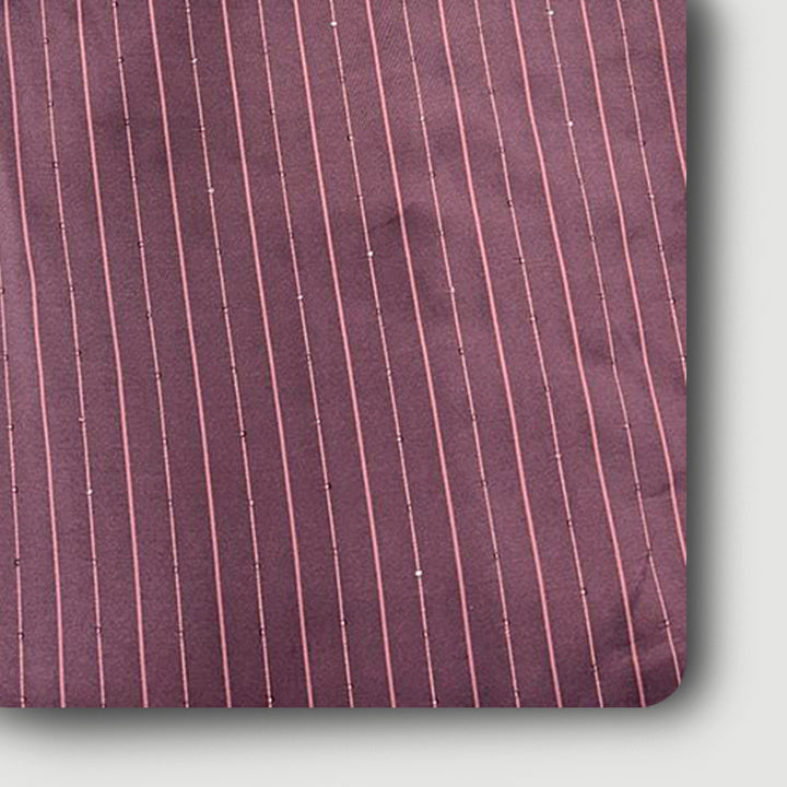 Dusty Pink Shades Stripes Rangila Sequence Fabric
