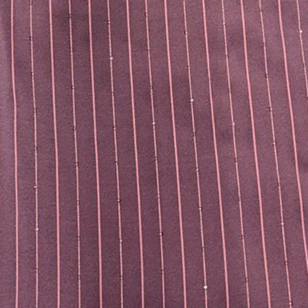Dusty Pink Shades Stripes Rangila Sequence Fabric