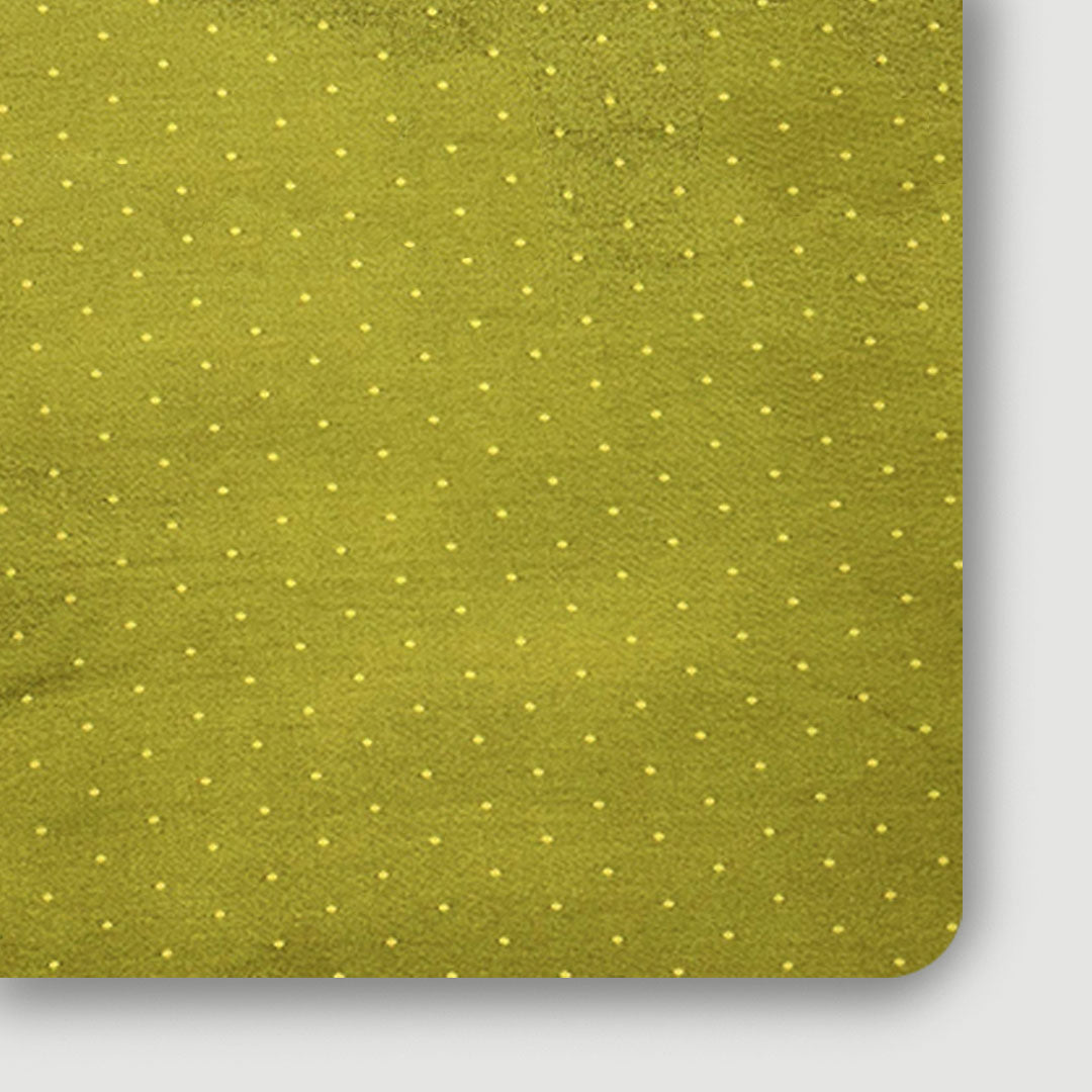 Yellow, Mehandi Shades Butti Rangila Fabric