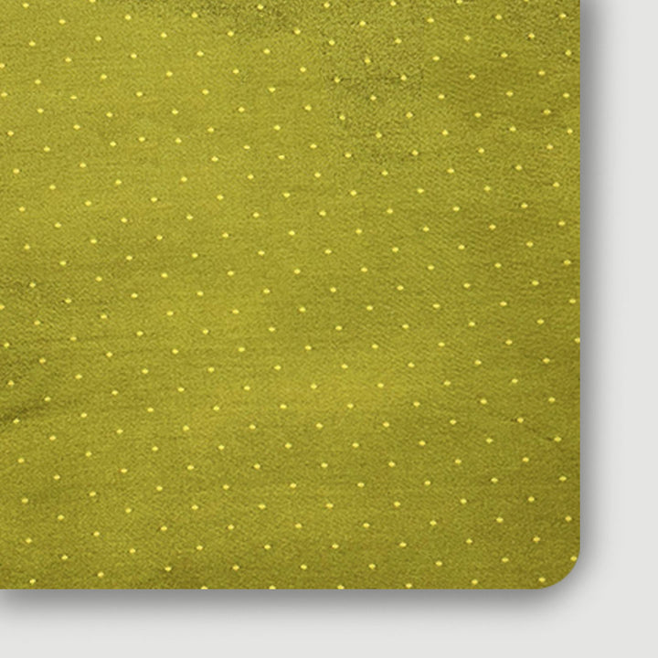 Yellow, Mehandi Shades Butti Rangila Fabric