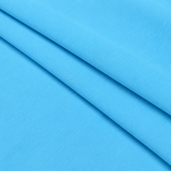 Sea Green Plain Heavy Fox Georgette Fabric