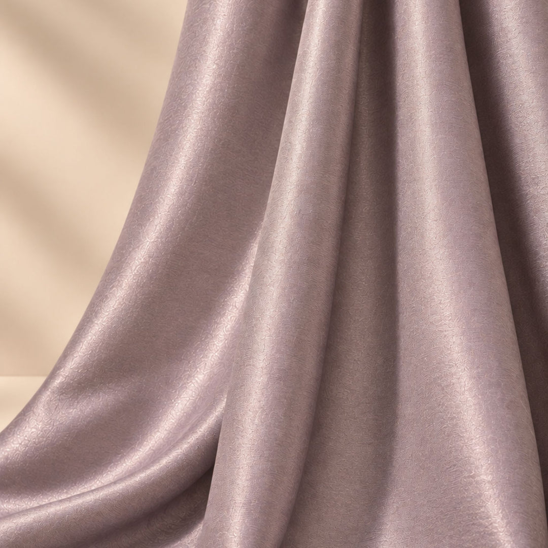 Kanjivaram Jacquard Printed Fabric | Fabric for Lehenga, Blouse & Kurti (Lavender)