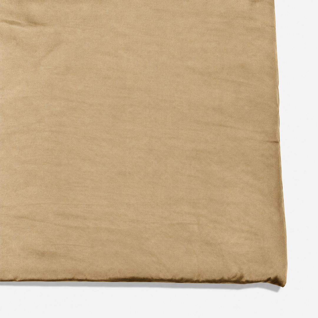 Golden Color Plain Mashru Silk Fabric