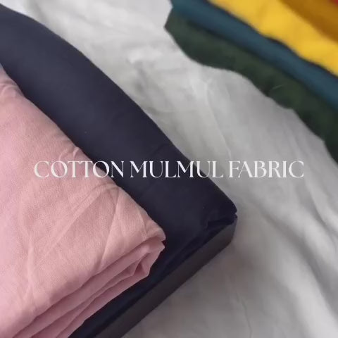 Mul-Mul Plain Cotton Fabric